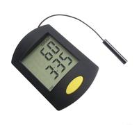 Gdfnmogo Moniteur de vitesse d'affichage LCD pour vélo d'appartement - Compteur de suivi stationnaire numérique avec repères kilométrage pour les calories (noir, 95 x 62 mm)