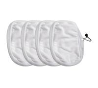 Gdfnmogo Morphy Richards Lot de 4 tampons de rechange pour balai vapeur 720020 720021 720502 720023 70495, chiffons de nettoyage lavables en microfibre pour sols en bois dur