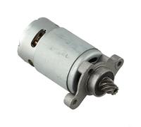 Gdfnmogo Moteur de scie alternative RS550 12 V avec engrenage conique à 8 dents, bobine de cuivre pur haute puissance, moteur électrique CC brossé, pièce de rechange pour électrique