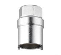 Gdfnmogo Outil de démontage et d'installation de moyeu de vélo en acier au carbone, précision pour moyeu libre usiné CNC avec tête hexagonale de 24 mm, traité thermiquement