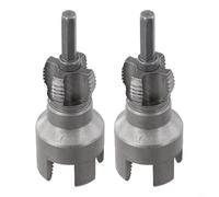 Gdfnmogo Outil de lecture de tuyaux en PVC avec matrices de 1,27 cm et 1,9 cm pour readi interne et externe - Construction en alliage d'acier pour PVC, PPR, plastique et