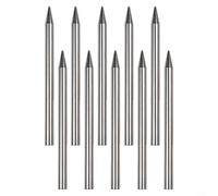 Gdfnmogo Outil de tissage de paracorde en acier inoxydable 78 × 5 mm, aiguilles fixes pour le laçage de bracelets et l'artisanat du cuir, la réparation de matériel de camping et l'extérieur (10 pièces