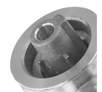 Gdfnmogo Pagoda Poulie pour courroie de distribution en forme de V avec courroie trapézoïdale K660 4 étapes 5 étapes ensemble de transmission en aluminium pour perceuse à colonne Z4116 (14 mm)