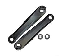 Gdfnmogo Paire de bras de manivelle en alliage d'aluminium pour Bafang pour vélo électrique BBS01 BBS02B pour moteur à entraînement moyen avec trous losanges Noir 170 mm