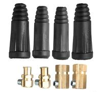 Gdfnmogo Paire de connecteurs rapides de câble de soudage, 200 amp-300 A, construction en cuivre, compatible AWG #4-#, 35-50 mm², équipement de soudage industriel