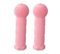 Gdfnmogo Paire de poignées de guidon en caoutchouc antidérapant pour vélos et scooters pour enfants, caoutchouc élastique souple, pour une installation facile, couleurs assorties (rose)