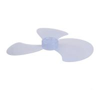 Gdfnmogo Pale de ventilateur de rechange de 40,6 cm avec design à 3 feuilles et cache-écrou, pièces de ventilateur électrique en plastique durable compatible avec la plupart des tables debout (blanc)