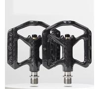 Gdfnmogo Pédale ultralégère en fibre de carbone pour vélo de route, pliable, 180 g, légère pour pédale avec 3 roulements scellés, plate-forme large de 99 mm, essieu en alliage TC4