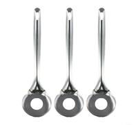 Gdfnmogo Pelle à Boulettes de Viande en Acier Inoxydable Outil de Cuisine pour Faire Boulettes de Viande, Boules de Poisson et Pâte à Biscuit 23 x 6,8 cm Argent