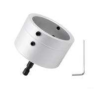 Gdfnmogo Petit outil de chanfreinage de tuyau avec adaptateur de foret pour ébavurage intérieur et extérieur sur tuyaux en acier inoxydable, offrant un chanfreinage et des changements de lame