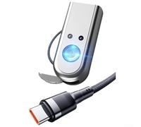 Gdfnmogo Phare LED à induction, 250 lumens avec batterie rechargeable de 1000 mAh, résistant à la pluie, pour la course de nuit, le camping et les mains, utilisation en extérieur