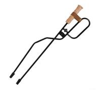 Gdfnmogo Pince à feu robuste et tisonnier avec sac à main, 50,5 cm en acier pour le camping et les poêles à bois (TYPE1)