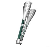 Gdfnmogo Pince alimentaire en acier inoxydable pour pain et barbecue, 17,5 x 3,5 cm/23,5 x 4,5 cm/28,5 x 4,5 cm, pinces de cuisine multi-tailles pour griller, pâtisserie, service (9 pouces 304)