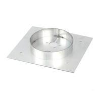 Gdfnmogo Plaque de montage en acier inoxydable pour Eberspacher et pour systèmes de climatisation et de chauffage de voiture Webasto - Support de tourelle planaire, profondeur de 30 mm