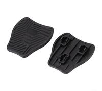 Gdfnmogo Plaques d'adaptation de pédale de vélo pour crampons autobloquants SPD-SL, convertisseur de plate-forme en nylon transforme les pédales de route à clipser en pédales plates standard (noir L)