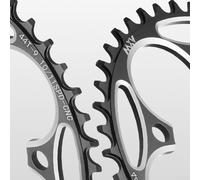 Gdfnmogo Plateau Vélo Route CNC Aluminium 110BCD 5 Trous 42T | CNC aluminium léger, design étroit large, anti- pour chute de pour chaîne, 42 dents, compatible route