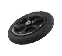 Gdfnmogo Pneu pneumatique de 200 x 45 cm avec chambre à air en caoutchouc butyle pour trottinette électrique, roue complète de rechange de 200 mm, noir