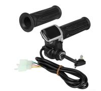 Gdfnmogo Poignée d'accélérateur universelle pour trottinette électrique, écran LCD pour affichage de la batterie, contrôleur de vitesse 36 V 48 V, levier d'accélérateur avec bouton de verrouillage