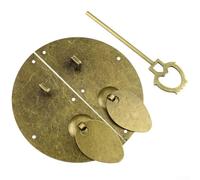 Gdfnmogo Poignée de porte rétro en laiton antique pour meubles, loquet à bouton de 100 mm avec boulon remplaçable, compatible avec les portes d'armoire et d'armoire