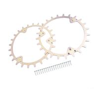 Gdfnmogo Pointes de tondeuse robot en acier inoxydable compatibles avec Husqvarna Automower 420/320/430X/435X/440/450X - Roues de traction de qualité supérieure avec vis pour la protection de la