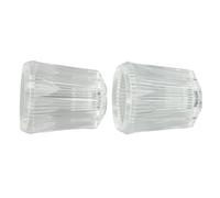 Gdfnmogo Pommeau de douche de rechange en acrylique transparent pour robinet de baroom et poignée de douche pour contrôle de la température, compatible avec la plupart des poignées de valve de douche