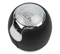 Gdfnmogo Pommeau de levier de vitesse pour 147 166 et Mito, 5 vitesses, design cristal, construction durable en plastique et métal, aileron noir