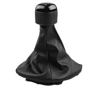 Gdfnmogo Pommeau et soufflet en cuir noir compatibles avec Fiat Panda 2012 Abspu - Amélioration intérieure en cuir - Idéal pour les changements de vitesse en douceur ainsi que pour un changement de