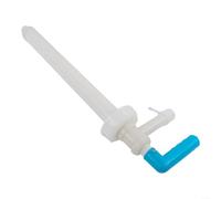 Gdfnmogo Pompe de transfert de carburant manuelle avec valve anti-refoulement 48 cm Outil d'extraction d'huile en plastique pour automobile Bleu + Blanc