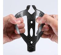 Gdfnmogo Porte-bouteille d'eau pour vélo de montagne - Support de bouteille avec bords arrondis - Porte-bouteille léger en plastique ABS - Noir