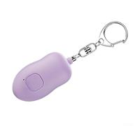 Gdfnmogo Porte-clés d'alarme de sécurité personnelle - Sifflet d'urgence de 140 dB - Son fort - Dispositif de sécurité extérieur pour femmes et filles - Pour randonnée, camping, marche (violet)