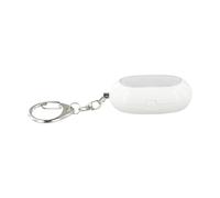 Gdfnmogo Porte-clés d'alarme personnelle 125 dB avec lumière LED brillante pour femmes, personnes âgées et personnes vulnérables - Dispositif de sécurité avec flash à 3 modes (noir)