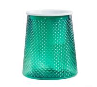 Gdfnmogo Pot de fleurs transparent en plastique PET avec mèche d'absorption automatique de l'eau pour intérieur ou extérieur, maison, jardin, balcon, bureau, (vert 150#