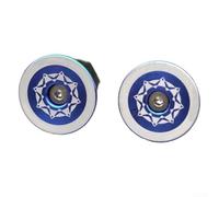 Gdfnmogo pour accessoire Vélo Route pour vtt Guidon 22-24mm Sécurisé | Alliage aluminium et caoutchouc, fini élégant, sensation pour robuste, pour poids plume 23g, résistance aux chocs