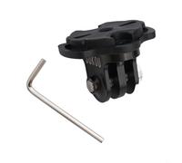 Gdfnmogo Pour support de caméra de vélo, adaptateur en alliage d'aluminium pour appareils de bord, compatible avec les supports d'ordinateur, garantissant une capture de séquence stable