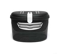 Gdfnmogo Rangement avant pour serrure de doublure pour panier de scooter pour vélo ABS avec panier mètres électrique Plus avec tissu compatible E-for pour Xiaomi en plastique (noir sans sac de