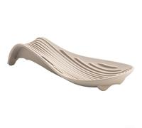 Gdfnmogo Repose-cuillère flexible en silicone résistant à la chaleur qui s'adapte parfaitement à côté des cuisinières et peut contenir plusieurs types d'ustensiles (kaki)