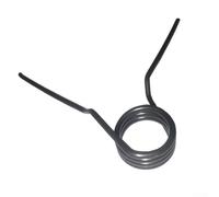 Gdfnmogo Ressort de torsion de rechange pour valve pneumatique et pédale de rotation de platine - Construction en métal, diamètre de fil de 2 à 3 mm, noir (lot de