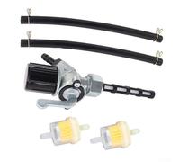 Gdfnmogo Robinet de carburant essence avec sac à eau filtre tuyau kit pour Simson S51/S60/S70/SR50/SR80/S83, MZ TS125/150/250 & ETZ125/150/250 - Métal & Plastique, M