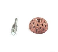 Gdfnmogo Roue de polissage de 55 mm pour réparation de pneus, tête de meulage de 42 mm, outil de réparation de pneus de type cuvette en alliage avec tige ronde pour meuleuses pneumatiques (42 mm)