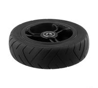 Gdfnmogo Roue solide de 15,2 cm de 145 x 40 cm avec moyeu en plastique/aluminium pour trottinette électrique, pneu en caoutchouc durable avec traction améliorée et lisse (moyeu en aluminium)