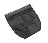 Gdfnmogo Sac à outils de moto pour Nmax 155 V1/V2, pochette de rangement sous siège avec maille rigide et toile en nylon balistique, sac de rangement noir pour le bas du dos pour modèles 2024 et