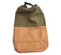 Gdfnmogo Sac de rangement rétro en toile pour lampe à kérosène - Housse de protection avec poche extérieure, convient aux lanternes de camping et à huile, 37,1 x 22,1 cm (mélange de couleurs)