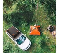 Gdfnmogo Sac de toit souple hydrophobe 600D avec capacité de 4,6 m³ et 8 sangles à boucle pour l'extérieur, les voyages, le camping (pack de toit 420D)