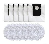 Gdfnmogo Sacs à poussière de rechange, tampons en microfibre, joint solide pour un nettoyage hygiénique, accessoires à ajustement rapide, compatibles avec les aspirateurs J15 Pro/Ultra