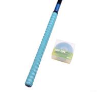 Gdfnmogo Sangle antidérapante pour canne à pêche, revêtement EVA/PU pour un confort amélioré et une absorption des chocs, compatible avec les raquettes de badminton, tennis, squash, Bi (bleu clair)