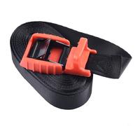 Gdfnmogo Sangles d'arrimage, boucle en silicone robuste de 4,5 m/6 m, boucle à pression en aluminium et zinc avec sangle en polyester, garantissant une sécurité de la galerie de toit K (4,5 m)