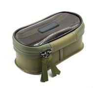 Gdfnmogo Seau d'accessoires de pêche à la carpe - Pliable pour EVA + sac de rangement en polyester pour PVA et petit équipement terminal, compact 16,3 x 9,4 x 6,1 cm