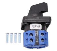 Gdfnmogo Sélecteur de came rotatif 3 positions 8 bornes 660 V 20 A pour circuit de commande électrique, démarrage et recul du moteur, compatible avec LW26-20/2 D202