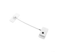 Gdfnmogo Serrure de porte intelligente à empreintes digitales, batterie rechargeable par USB, autonomie de 10 mois, espacement réglable pour tiroir, armoire, réfrigérateur, noir ou blanc (blanc)