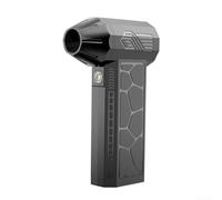 Gdfnmogo Souffleur turbo portatif pour voiture - Moteur sans balais 130000 tr/min, compresseur d'air électrique haute puissance 200 W avec lumière LED, buses longues et courtes, sac de rangement